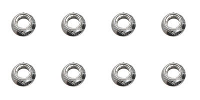 8PK Tusk 645-07013755-bd0685-8X Flange Lock Lug Nut 10mmx1.25mm Thrd Pitch