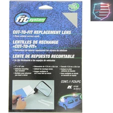 Large 7" x 10" Vehicle Specific Cut-to-Fit Mirror Glass for Easy Installation