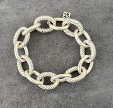 David Yurman Extra Large Oval Link Bracelet-5.5-6" Small 