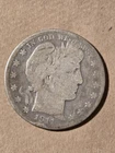 1911 S Barber 90% silver half dollar / 50c piece