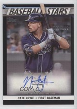 2020 Topps Baseball Stars Auto Black 29/199 Nate Lowe #BSA-NL Auto 0rs9