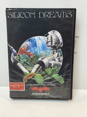 Vintage Apple II Silicon Dreams Space Adventure by Firebird Software