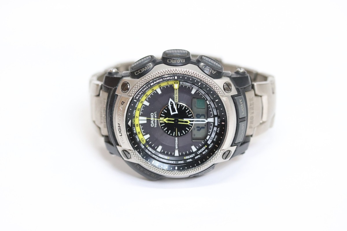 Casio Protreck Solar Watch PRW-5000T 50mm From Japan 218 6409742