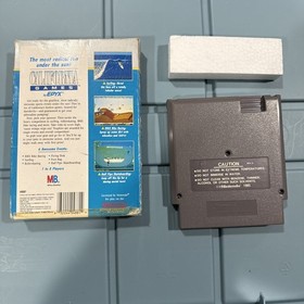 Aut&eacute;ntico Genuino NES Nintendo California Juegos Caja + Juego + Espuma