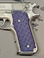S&W 645 Grips Tile Style Texture Nebula Purple Color