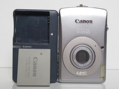 Canon PowerShot SD630 ELPH 6.0MP Compact Digital Camera W/Batt SD Card Tested