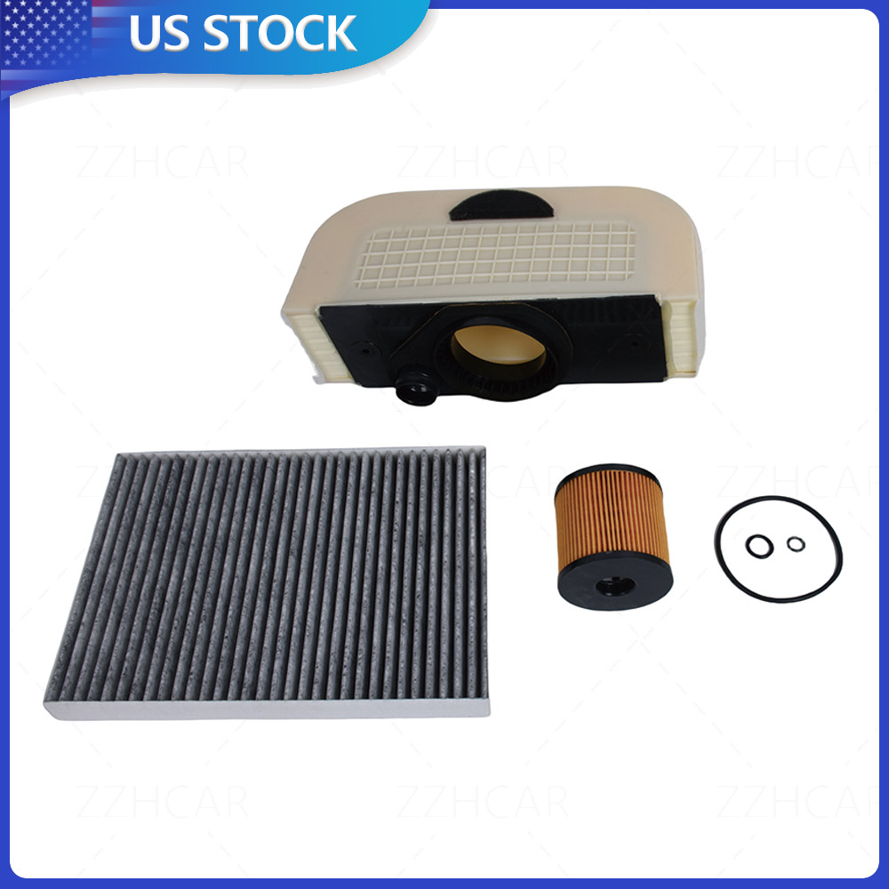 Oil Filter ＆ Air Filter & AC Filter Kit For Bentley Bentayga W12 2017-2023 USA