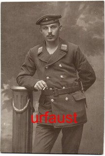 German WWI Uboat Soldier Skull Ring? Combat Knife Flanders 1917 Studio Photo