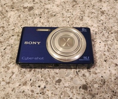 SONY Cyber-Shot Blue DSC-W730 16.1MP Digital Camera 8x Optical Zoom 