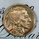 * 1919-D * CHOICE AU+/UNC BUFFALO NICKEL * FROM ORIGINAL COLLECTION