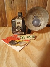 Vintage Kodak Brownie Camera And Flash Manual Film