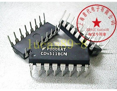 10 x CD4511BCN CD4511BC CD4511B CD4511 DIP16 BCD-to-7 Segment Latch *qq