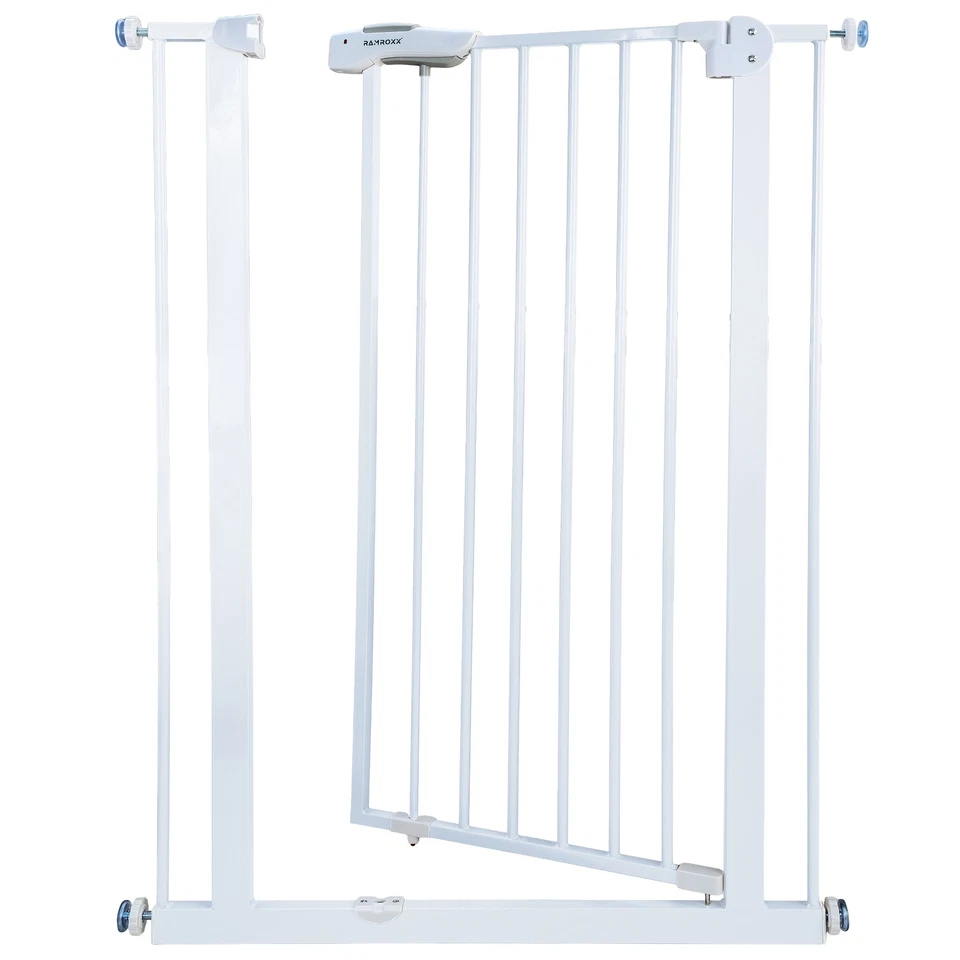 Absperrgitter Treppenschutzgitter weiß für 75-85cm Durchgang 110cm Hoch - Bild 4 von 4