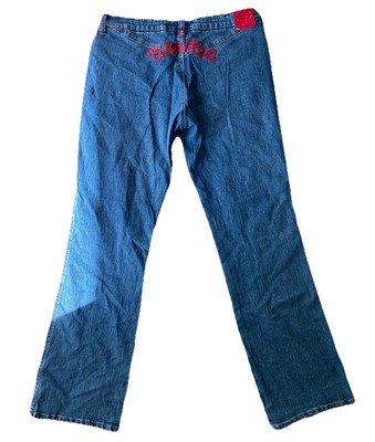 Y2K 90s Cyber Ghetto 00s Ecko Red Jeans Sz 13