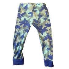 Boys Pants Camo Print Elastic Waist Cozy Fleece Lined Size 18M Unbranded