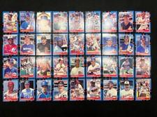 1988 Donruss Baseball Blank Back Printing Error Lot (36) Bonds/Schmidt