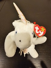 1994 Original Ty Beanie Baby Mystic the Unicorn, Plush Stuffed W Tag