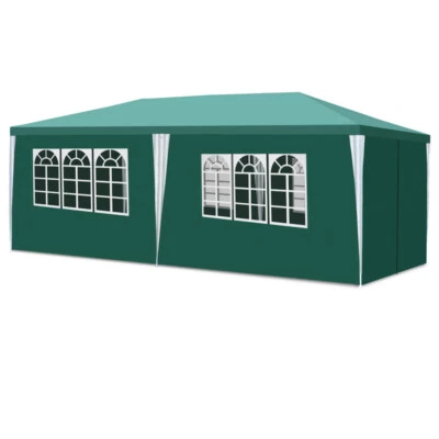 MARKENLOS Pavillon 3x3m/3x6m mit Seitenteilen Wasserdicht UV Schutz Gartenzelt Partyzelt