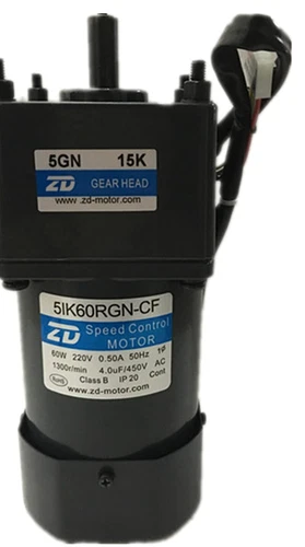 Motor de velocidad de engranaje 1 pieza nuevo ZD 5IK60RGN-CF AC220v - Imagen 1 de 3