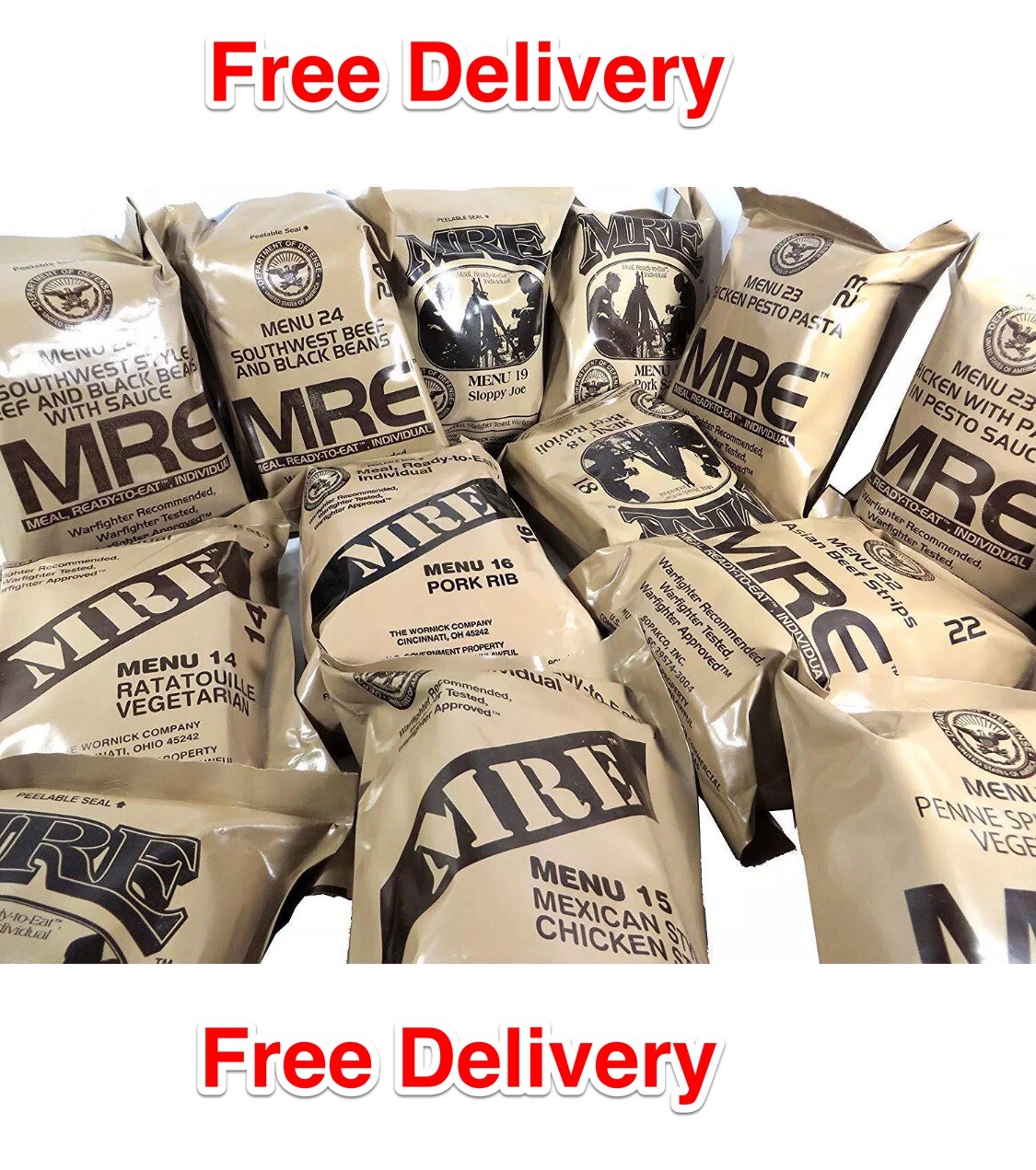 Ration alimentaire militaire US ration army MRE ration US Pack * 24 repas Vous Choisissez 100% orig 9ee9a7 Ration alimentaire militaire US ration army MRE ration US Pack * 24 repas Vous Choisissez 100% orig 9ee9a7