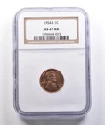 1954-S Lincoln Wheat Cent MS67 RD NGC *6825