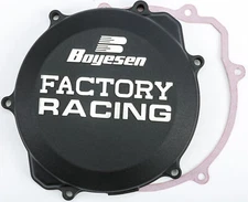 Boyesen Factory Clutch Cover Black For YAMAHA YZ250 YZ250X 1999-2022