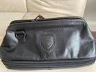 Mens Black Leather Small Travel Bag Rudsak — photo 2