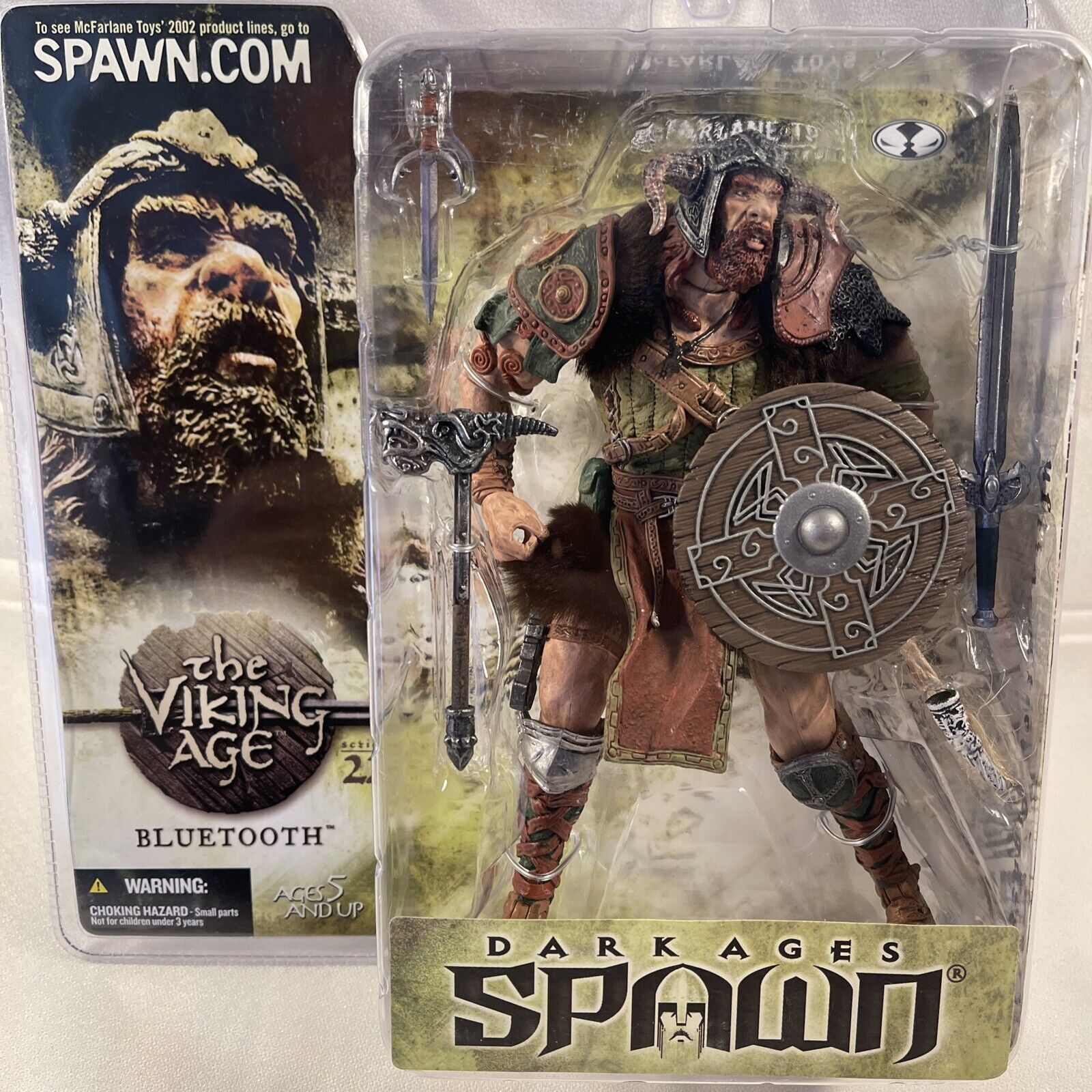 Spawn The Dark Ages The Viking Age 2002 Bluetooth Series 22 Figure R3 Sealed