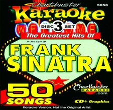 Karaoke The Greattest Hist Of SINATRA Chartbuster 3 Disc CD G 5058 IN NEW CASE