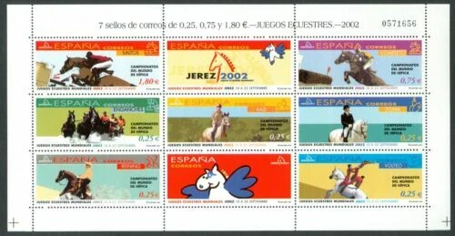 Colecciones y lotes de sellos españoles desde 2002 bloque