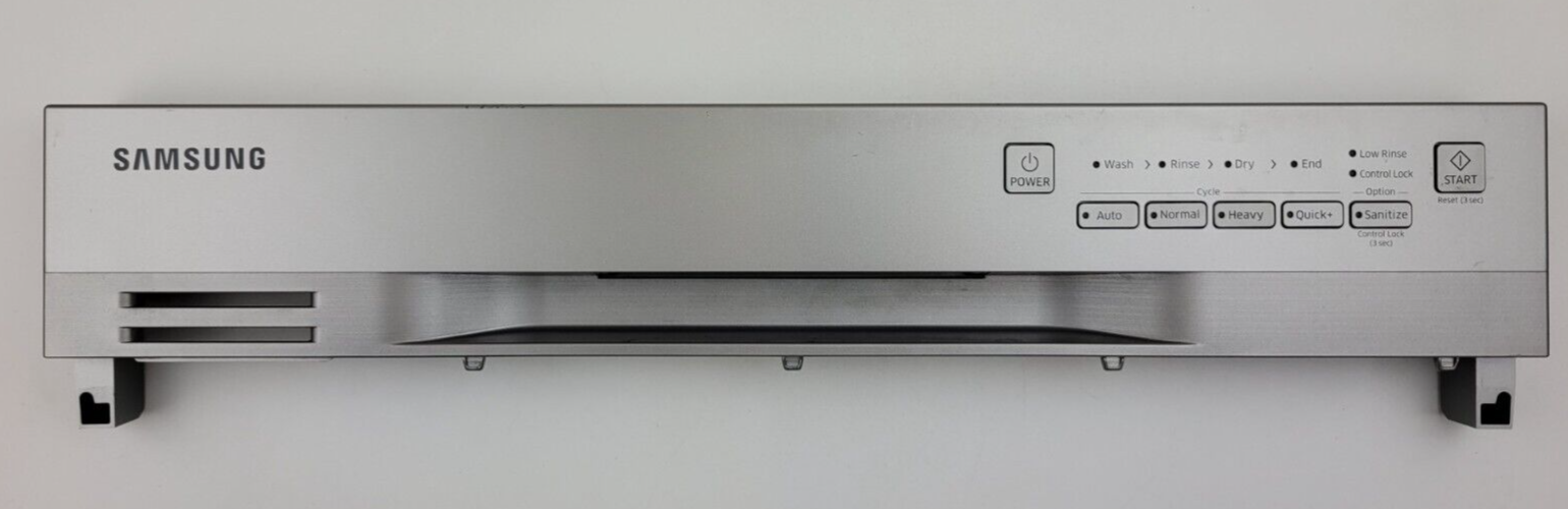 OEM Front Control Panel w/ Handle, Buttons for Samsung Dishwasher
