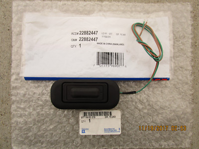 Genuine OEM Liftgate Release Switch Part# 22882447 Fits GM Parts - View #14