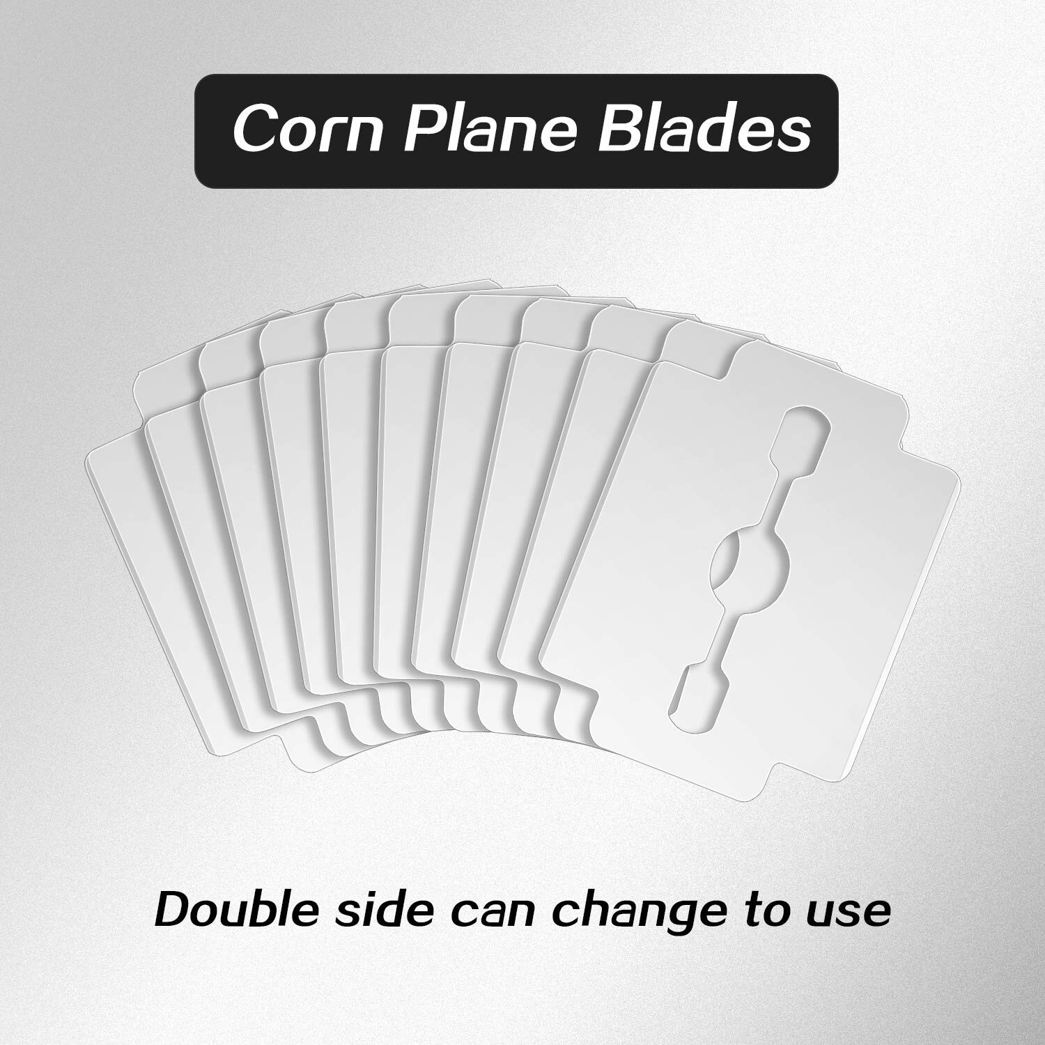 Durable Stainless Steel Callus Shaver Blades - 50 Pieces for Perfect Trimming