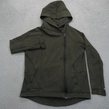 Nike Hoodie Womens Medium Green Tech Fleece Cape Full Zip Sweatshirt Sportswear