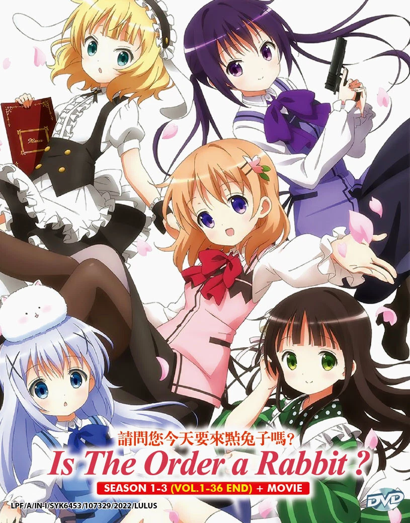 Is the Order a Rabbit? Season 1-3 (Vol. 1-36 End) + Movie - *English  Subbed* | eBay