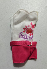 Barbie Spin Master Pink And White Body Suit Shorts