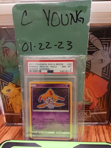 Shining Jirachi graded PSA 8 for sale on eBay