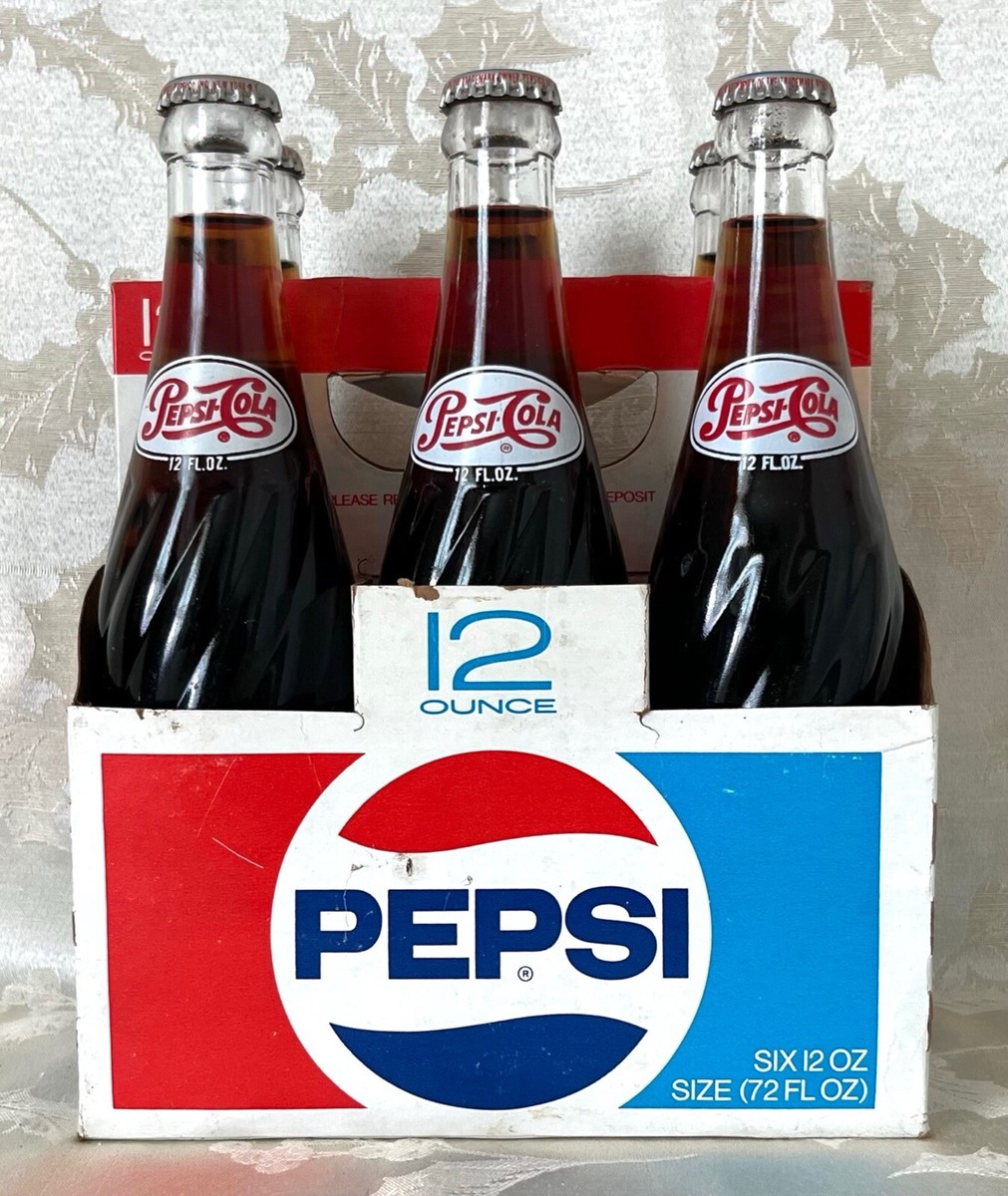 VINTAGE 12oz PEPSI COLA 6-PACK CARRIER | eBay