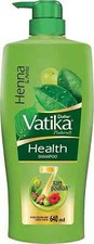 Dabur Vatika Health Shampoo - Power of 7 Natural Ingredients - 640 ml