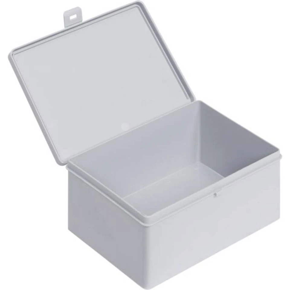 Alutec 66019 Bac à charnière ESD (L x l x H) 180 x 140 x 80 mm gris 1 pc(s) - Photo 1/1