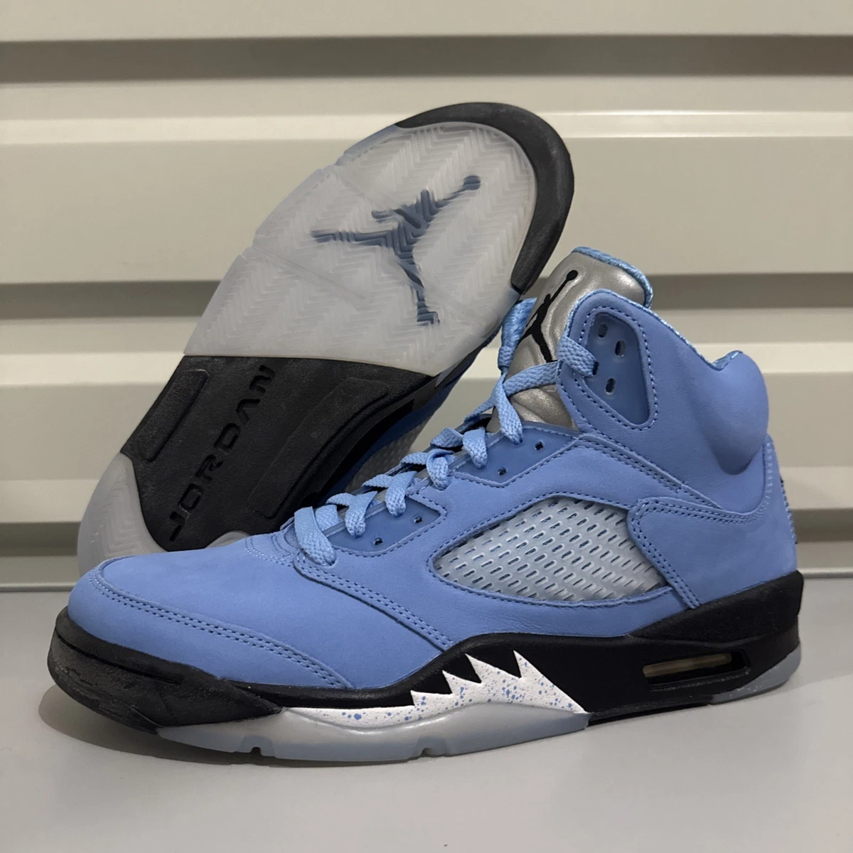 Jordan 5 Retro Blue Suede for Sale - Authenticity Guaranteed - eBay