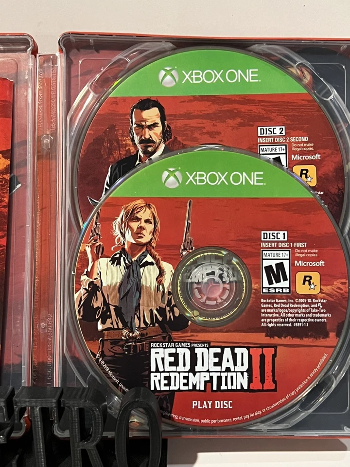 Red Dead Redemption 2 Ultimate Edition Xbox One Steelbook + Map Poster  - Image 2 of 4