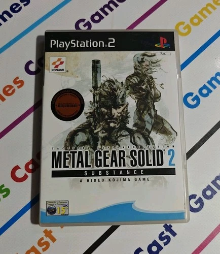 METAL GEAR SOLID 2 SUBSTANCE ITALIAN VERSION PS2 PLAYSTATION 2 MINT