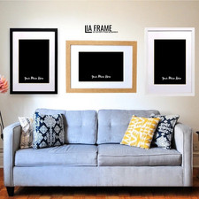 A1 A2 A3 A4 A5 Picture Frame Photo Frame Poster Frame Black Oak - White Mount