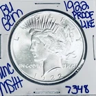 1922 BU UNCIRCULATED SILVER PEACE DOLLAR AUTHENTIC U.S. MINT FREE SHIPPING 7348
