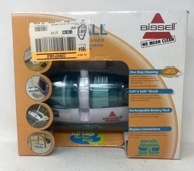 Bissell Catch All Bare Floor Cleaner Vacuums And Dusts Floors Model 3107 New - Image 1 of 4