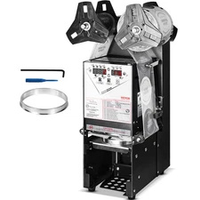 VEVOR Fully Automatic Cup Sealing Machine, 500-650 Cups/H, Cup Sealer Machine