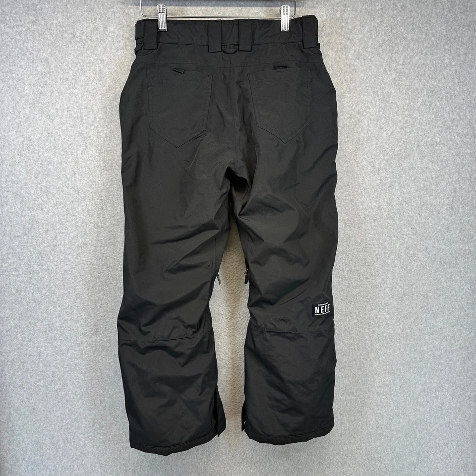 Pantalones de nieve NEFF Technical Outerwear para mujer talla mediana negros snowboard Foto 2 de 4