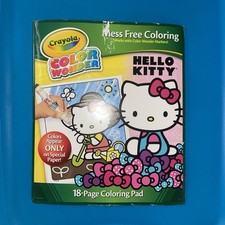 Crayola Color Wonder Hello Kitty Mess Free 18 Pages Coloring Pages