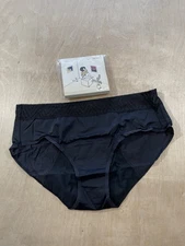 Thinx Hiphugger Leak Proof Period Panties Size 2XL Black NWT
